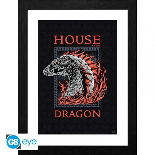 Taulu: House Of The Dragon - Red Dragon (30x40)