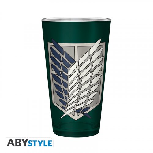 Lasi: Attack On Titan - Scout Symbol (400ml)