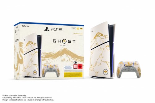 PlayStation 5: Pelikonsoli - Ghost of Yotei Gold Limited -PS5 konsoli levyasemalla