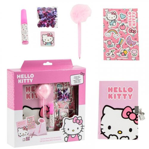 P�iv�kirjasetti: Hello Kitty - Diary Set