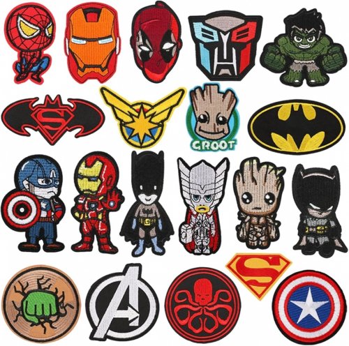 Kangasmerkki: Heroes and Villains Patch (1kpl, Satunnainen)