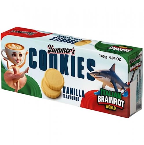 Keksi: Brainrot Vanilla Biscuit (140g)