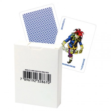 Pelikortit: Copag 4 Corner Jumbo Index Sininen (White Box)