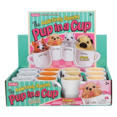 Pup In A Cup Squeeze Figures (Satunnainen)