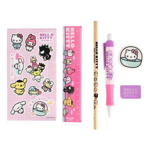 Kirjoitustarvikesetti: Sanrio Stationery Set 6pack - Hello Kitty