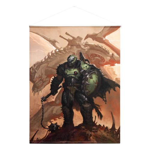 Kangasjuliste: Doom The Dark Ages Wallscroll Concept Art (77x100cm)