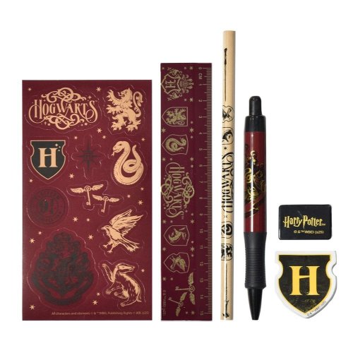 Kirjoitustarvikesetti: Harry Potter - Magical Locations, 6-pack