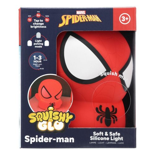 Lamppu: Spider-man - Squishy Glo Silicon Light (15cm)