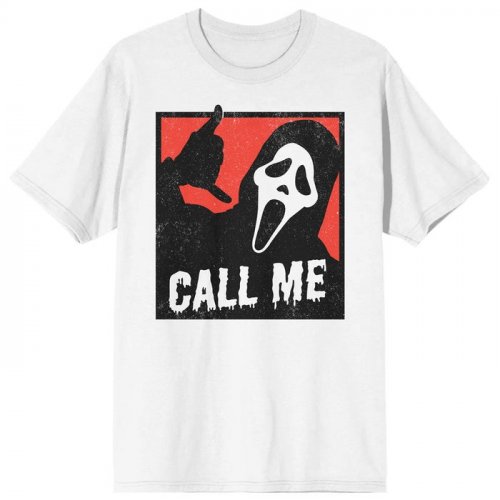 T-Paita: Scream - Ghostface Call Me (S)