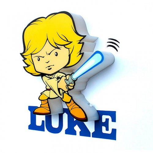 Lamppu: Star Wars - Luke Skywalker 3d Light Fx Mini
