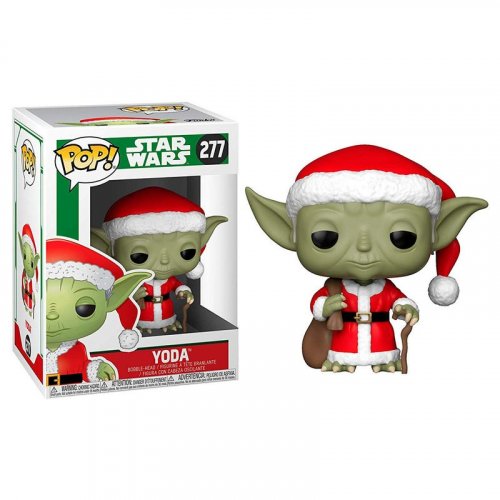 Funko Pop! Star Wars: Holiday Santa Yoda