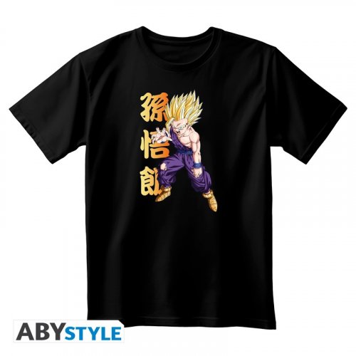 T-Paita: Dragon Ball - Gohan, Unisex Black (S)