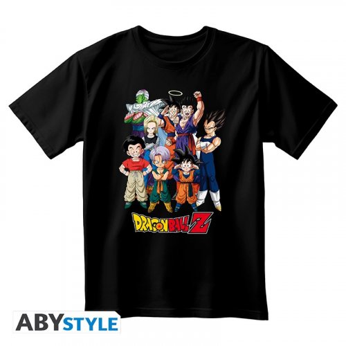 T-Paita: Dragon Ball - DBZ/Gokus Group, Unisex Black (S)