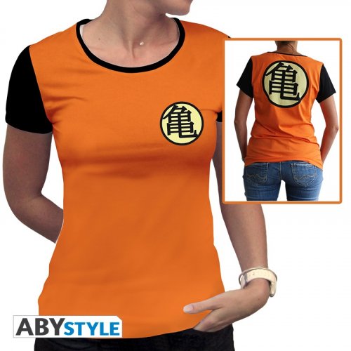 T-Paita: Dragon Ball - Kame Symbol, Woman SS Orange (XS)