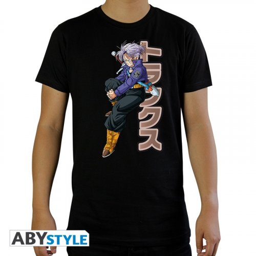 T-Paita: Dragon Ball - DBZ/Trunks, Man SS Black (S)