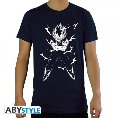 T-Paita: Dragon Ball - DBZ/Vegeta, Man SS Navy (XS)
