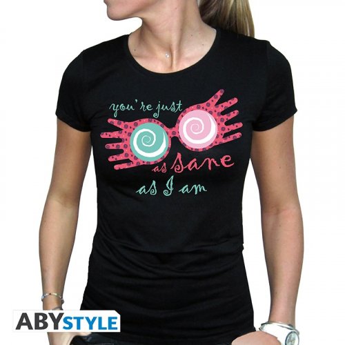 T-Paita: Harry Potter - Luna Lovegood, Woman SS Black (S)