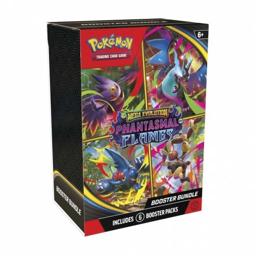 Pokemon TCG: ME02 Phantasmal Flames Booster Bundle (6)