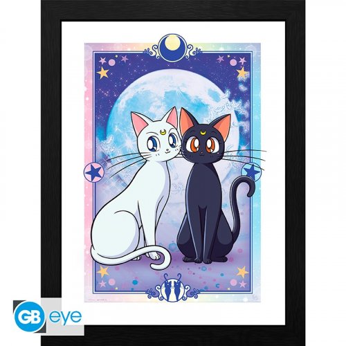 Taulu: Sailor Moon - Luna & Artemis (30x40cm)