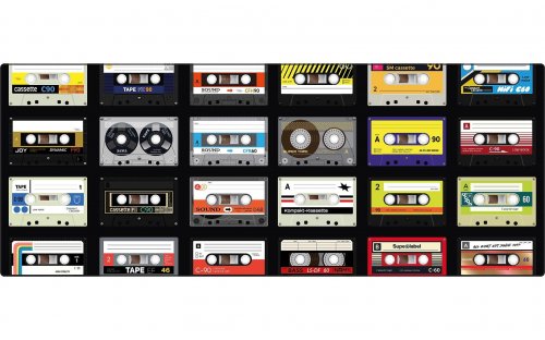Hiirimatto: Supe Deskmat Casette (92x36cm)