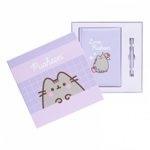 Lahjasetti: Pusheen Moments - Premium A5 Set With Pen