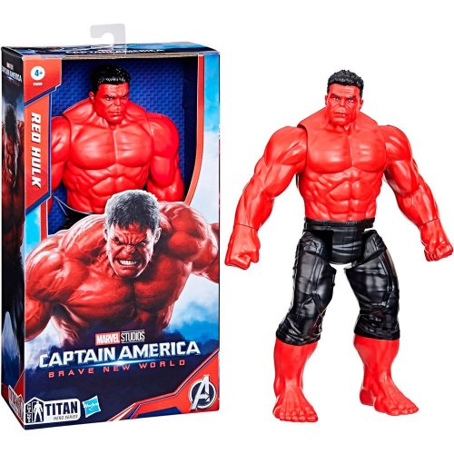 Figu: Marvel Avengers Captain America BNW - Titan Hero Red Hulk