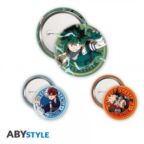 Pinssi: My Hero Academia - Midoriya, Bakugo & Todoroki