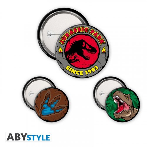 Pinssi: Jurassic Park - Logo T-rex
