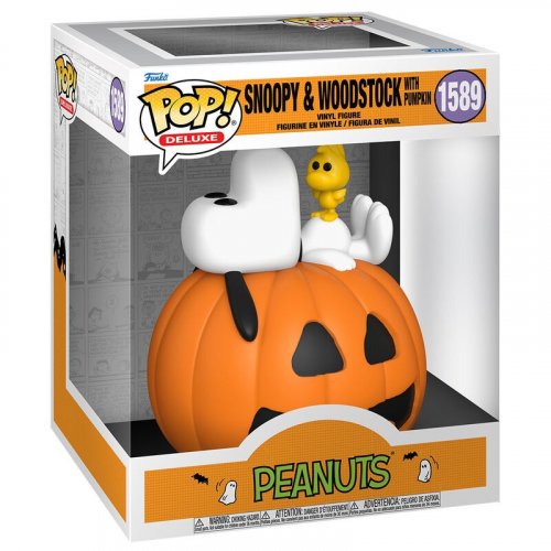 Funko Pop! Deluxe: Peanuts - Snoopy & Woodstock With Pumpkin