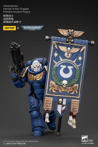 Figu: WH40K Ultramarines - Primaris Ancient Brother Posca (20cm)