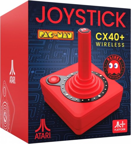 Atari: Pac-man CX40+ Wireless Joystick (Blinky Edition)
