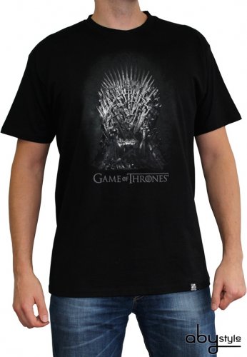 T-Paita: Game Of Thrones - Iron Throne, Man SS Black (S)