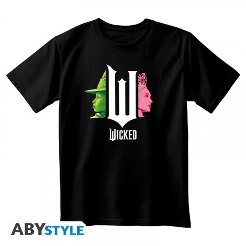 T-Paita: Wicked - Magic Duo, Unisex Black (S)