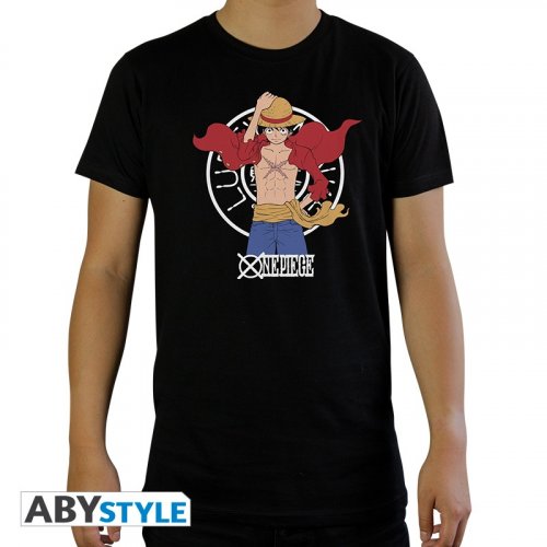 T-Paita: One Piece - Luffy New World, Man SS Black (XS)