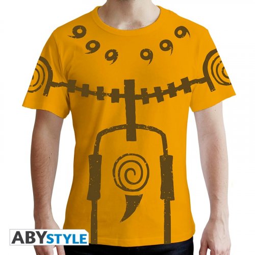 T-Paita: Naruto Shippuden - Chakra Mode, Man SS Yellow (S)