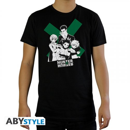 T-Paita: Hunter X Hunter - Group, Man SS Black (XS)