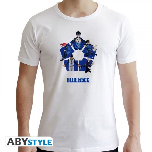 T-Paita: Blue Lock - Squad, Man SS White (XS)