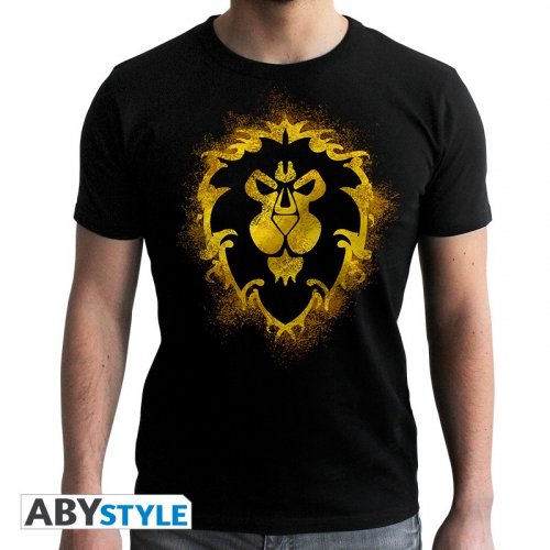 T-Paita: World Of Warcraft - Alliance - Man SS Black (XS)