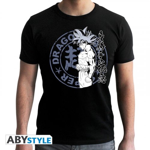 T-Paita: Dragon Ball Super - Goku Ui, Man SS Black (L)