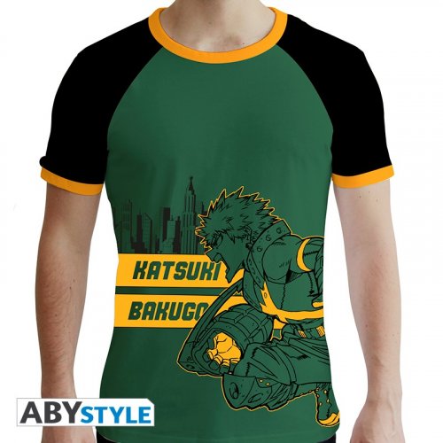 T-Paita: My Hero Academia - Bakugo, Man SS Green (S)