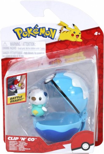 Pokemon: Clip N Go - Oshawott + Dive Ball