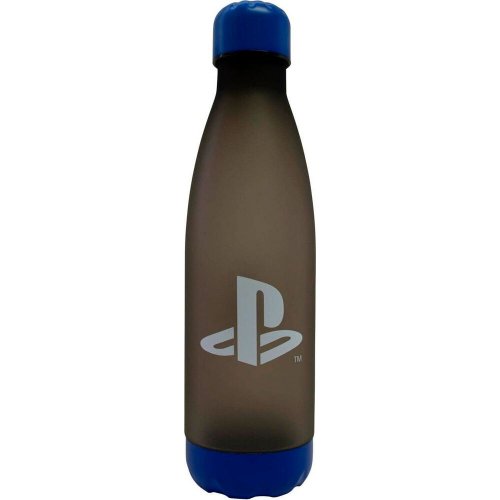 Juomapullo: Playstation - Logo, Black/Blue Cap (650ml)