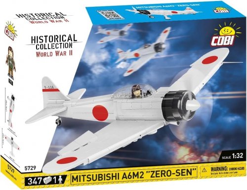 Cobi: World War II - Mitsubishi  A6M2 Zero (347)