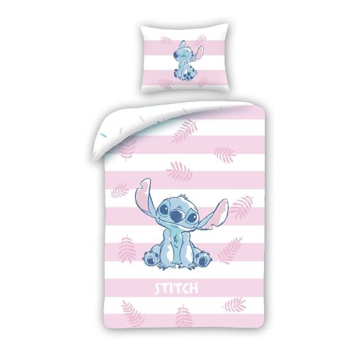 Pussilakanasetti: Lilo & Stitch - Stitch, Pink Feathers