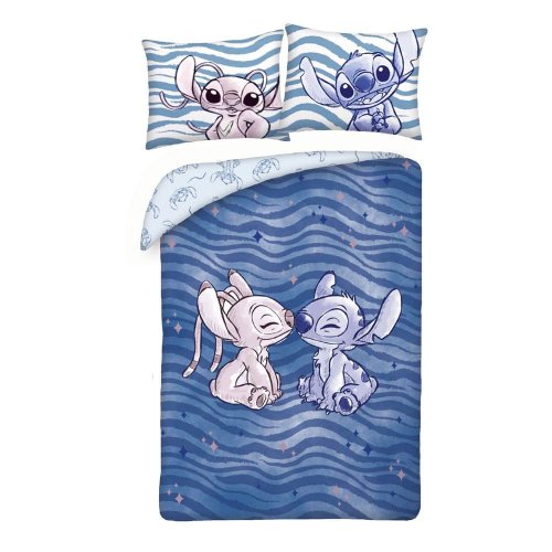 Pussilakanasetti: Lilo & Stitch - Stitch & Angel Waves