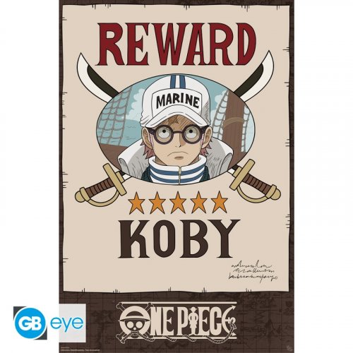 Juliste: One Piece - Wanted Koby Cross Guild (91.5x61cm)