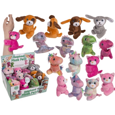 Pehmo: Snapband Bracelet Pets Plush (Satunnainen)