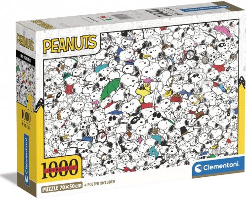 Palapeli: Peanuts Impossible - Snoopy (1000)