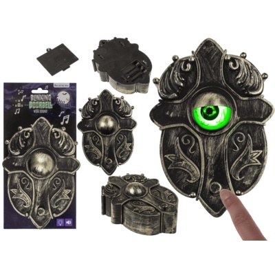 Ovikello: Blinking Doorbell With Sound and LED Light (Halloween)