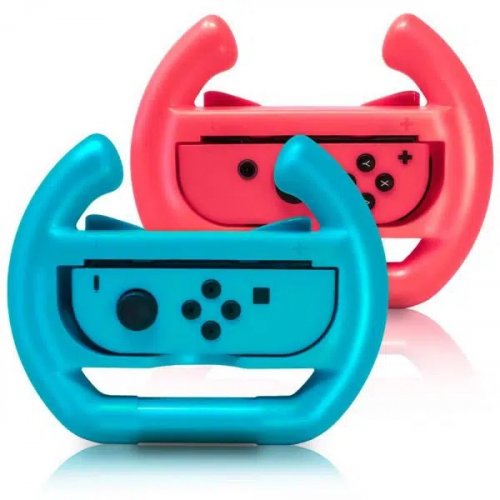 Adz: Nintendo Switch Joy-Con Racing Wheel Twin Pack (Red/Blue)